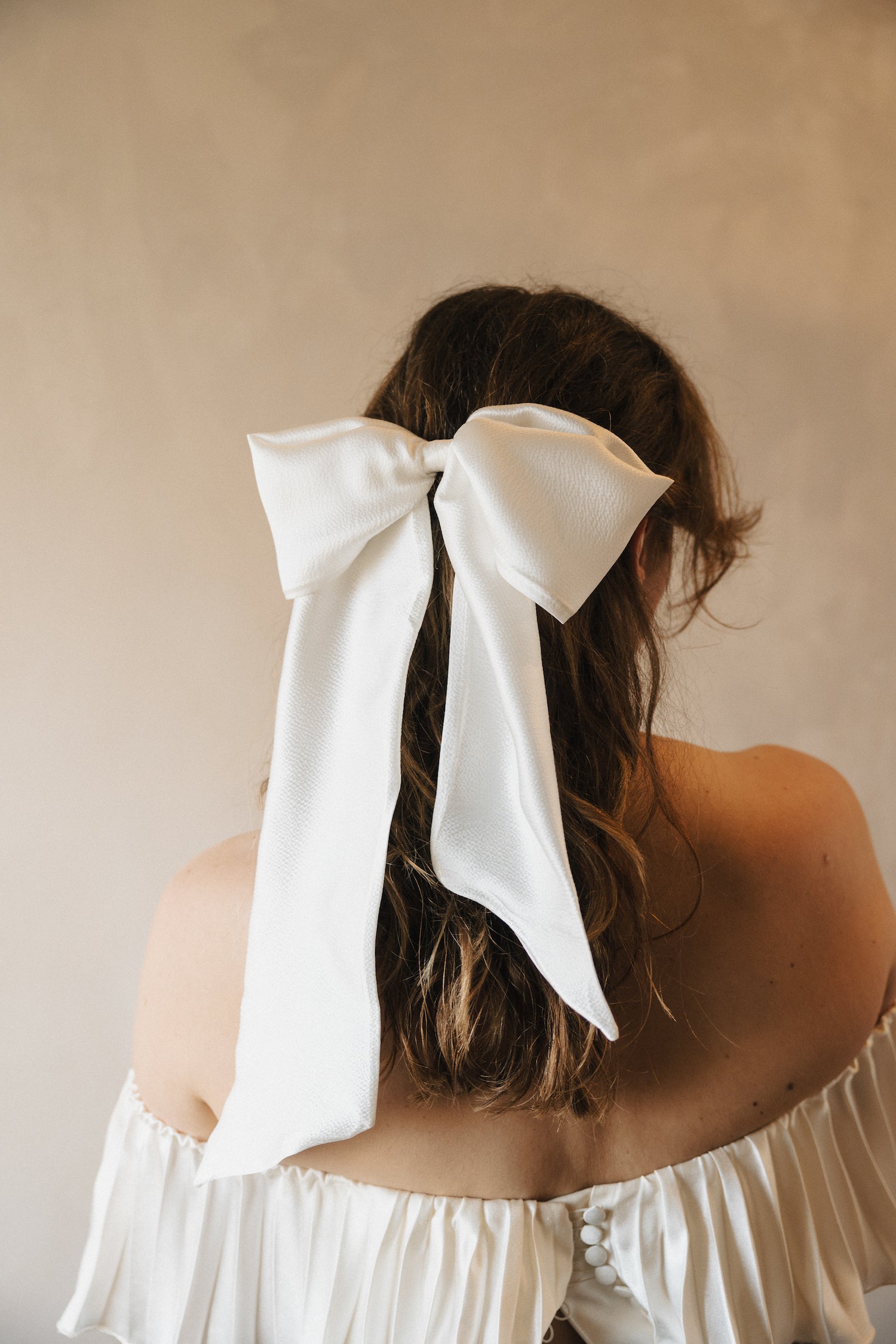 Margaux silk bow