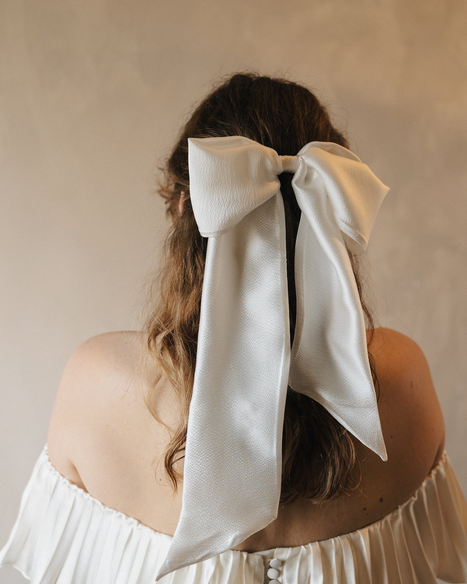 Margaux silk bow
