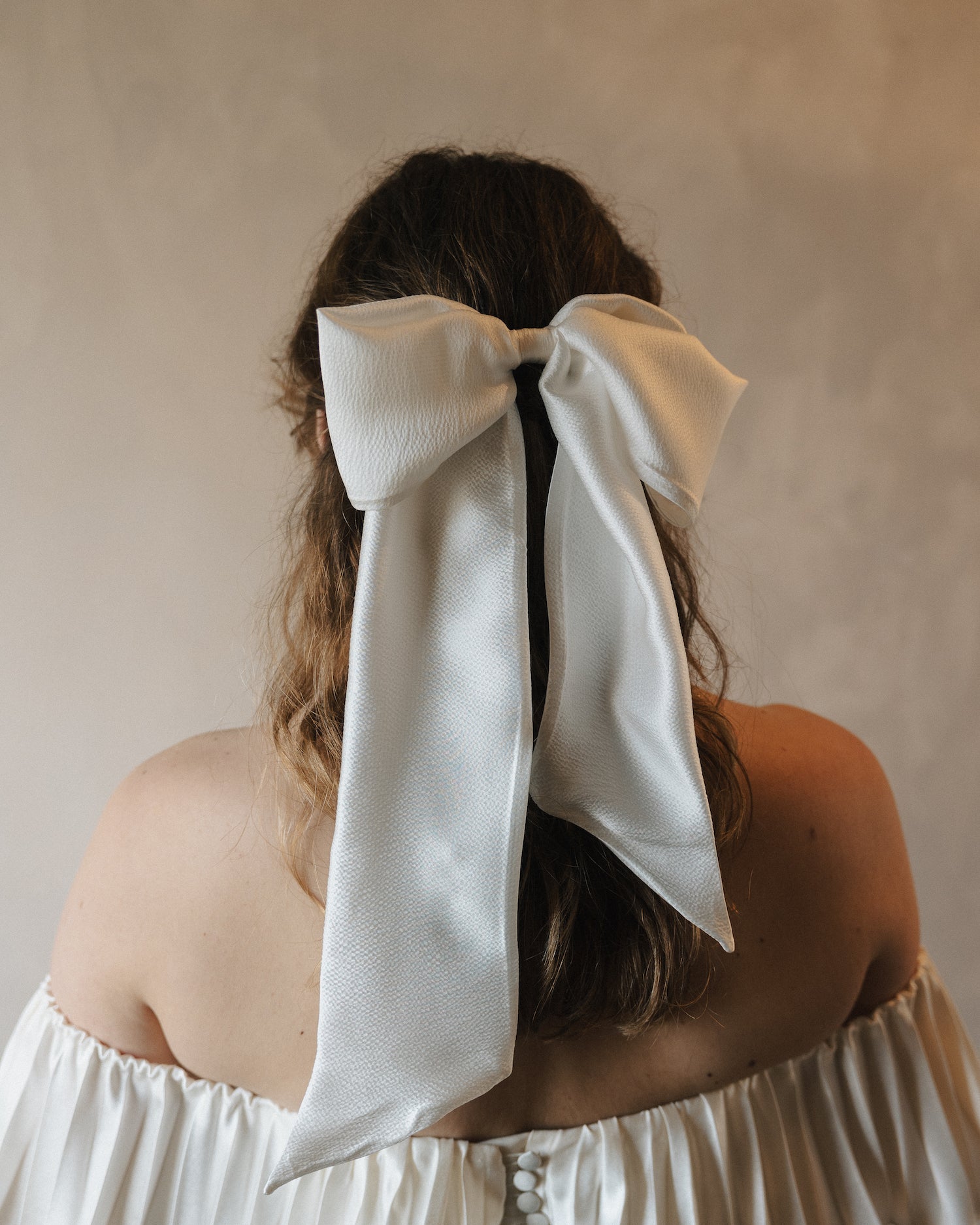 Margaux silk bow