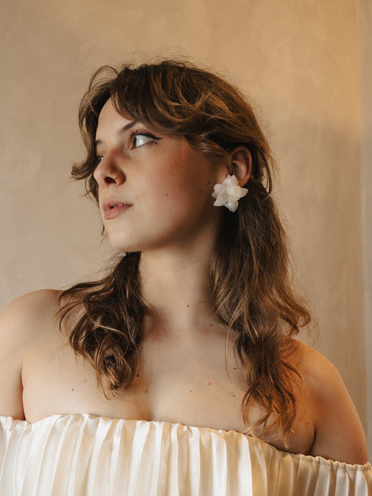 Flora - Silk Flower Earrings