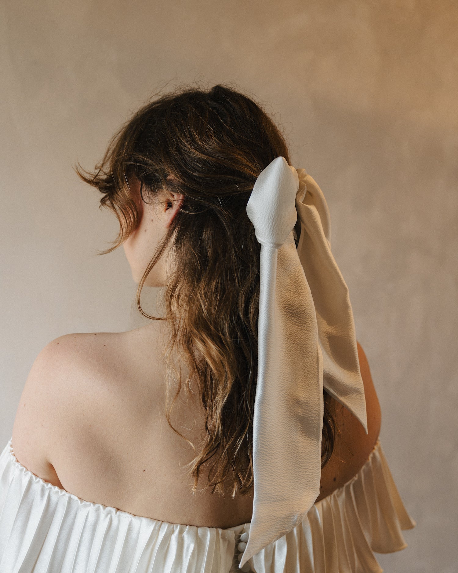 Margaux silk bow