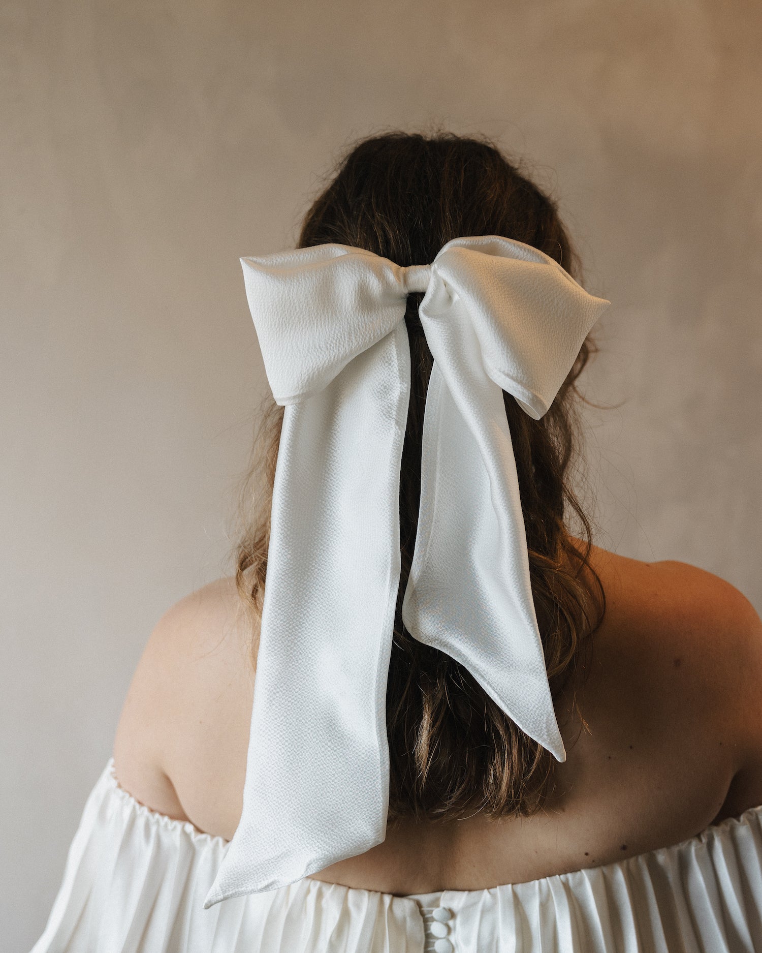 Margaux silk bow