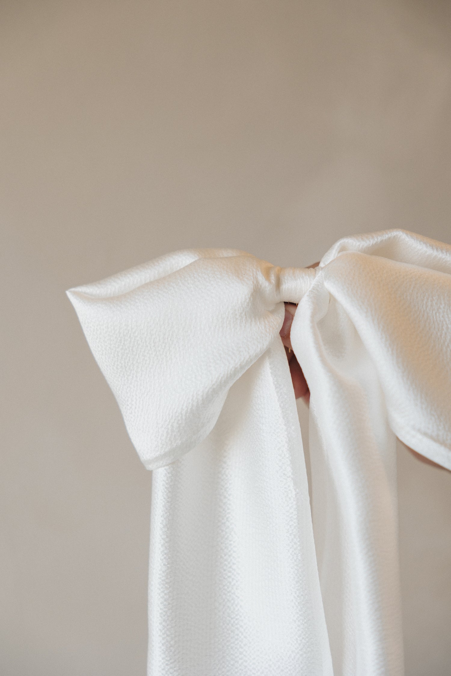 Margaux silk bow